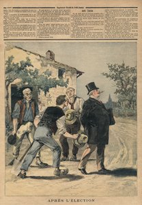 大选之后，插图来自&39;Le Petit Journal&39;，Supplement Illustre，1893年9月2日 作者 亨利·迈耶（Henri Meyer）